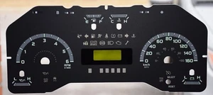 2009-2015 FORD E-SERIES VAN PRND21 GAUGE OVERLA/FACEPLATE (KM/H) - Picture 1 of 1