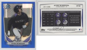 2014 Bowman Draft Top Prospects Chrome Blue Refractor /399 Ryan McMahon #CTP-60