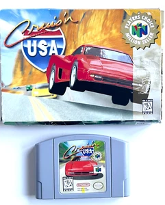 ORIGINAL VINTAGE NINTENDO 64 CRUIS'N USA VIDEOSPIEL IN DER ORIGINALVERPACKUNG N64 - Bild 1 von 7