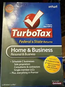 Intuit TurboTax Home & Business Federal + eFile + State 2009 for PC, Mac - Picture 1 of 3