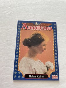 Helen Keller Americana Card Starline #166