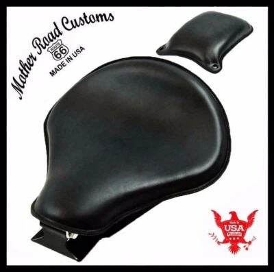 Honda Rebel 250 1985-2016 asiento de resorte P-Pad kit de bobber de montaje negro liso piezas Foto 1 de 4