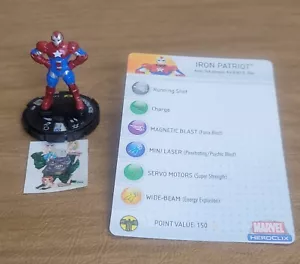 =HeroClix Marvel WEB OF SPIDER-MAN Iron Patriot 039 con tarjeta = - Imagen 1 de 1
