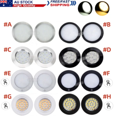 12V LED Ceiling Roof Light Caravan Campervan Interior Lamp/Touch Switch Dimmable - image 1 of 4