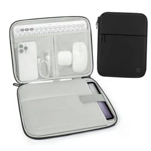 12.9" Tablet Sleeve Padded Carrying Case for iPad Pro 12.9" M2 12.9 Inch Black - Picture 1 of 8