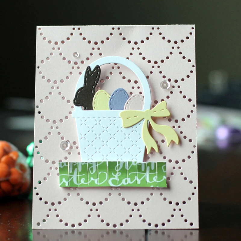 Korb Metall Cutting Dies Scrapbooking Stanzschablone Embossing Stencil Karte DIY - Bild 1 von 4