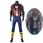 Thor 4 Love and Thunder Thor Costume Cosplay Suit Red Jacket