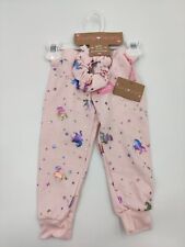 Young Hearts Little Toddler Girls Pink Unicorn pant w/ hair scrunchy size 2T