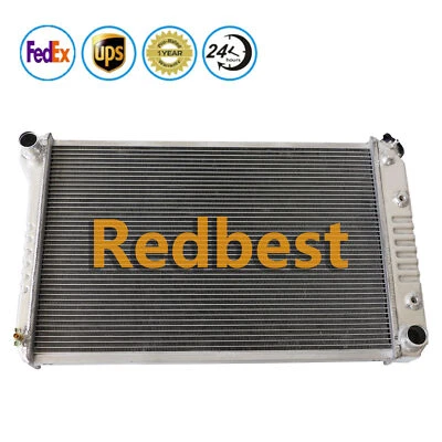 Алюминиевый радиатор 26 Вт 3 ряда подходит для Cadillac Seville 1976-1979 годов выпуска 5,7 л 350 куб. см. В. V8 - Изображение 1 из 4