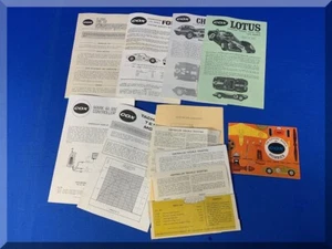 VINTAGE 1960s COX SLOT CAR RACING 1:32 1:24 SCALE INSTRUCTIONS LOT FREE SHIPPING - Picture 1 of 8