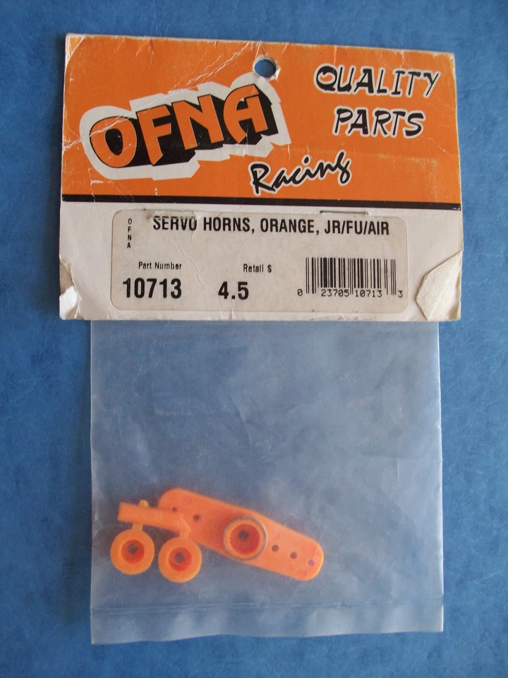 VINTAGE OFNA 10713 SERVO HORNS ORANGE JR FUTABA AIRTRONICS OFN10713 INCOMPLETE - Image 1 of 1