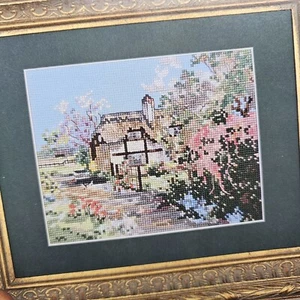 Vintage Marty Bell English Countryside II Primrose Cottage Cross Stitch Pattern - Picture 1 of 3