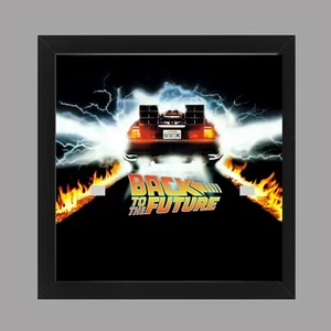 Back to the future Acrylic Display Case Frame for LEGO Minifigures - Picture 1 of 4