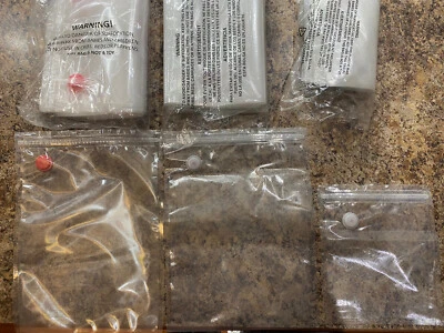 Lot (42) Individual Red & White Cap Vacuum Sealer Bags For Reynolds Handi-Vac - Image 1 of 4