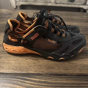 World Wide Sportsman Men's Sandals Hiking Trail Beach Orange & Black Size 8 M - Picture 1 of 5
