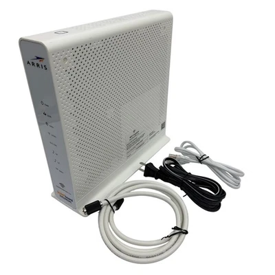 ARRIS SURFboard SVG2482AC DOCSIS 3.0 Cable Modem WiFi Router Voice Gateway White - Image 1 of 4