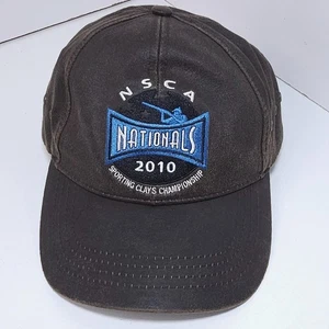 NSCA Nationals 2010 Sporting Clays Championship Adjustable Hat Brown - Picture 1 of 12
