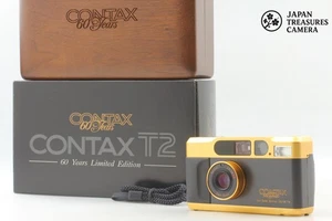 Lesen [NEUWERTIG+++ in Box] Contax T2 Gold 60th Year Limited 35mm Film Camera JAPAN - Bild 1 von 18