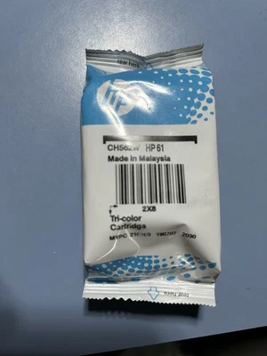 HP 61 Genuine Tri-Color Ink Cartridges sealed no Box - Image 1 of 4