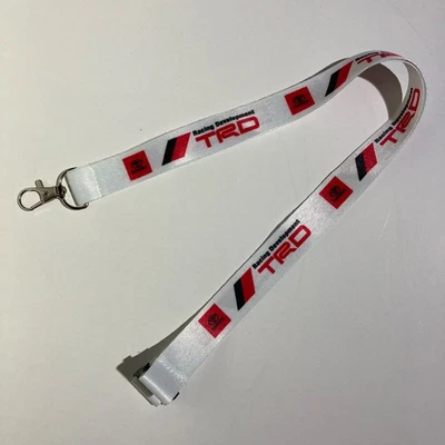 Toyota TRD White Lanyard KeyChain ID Badge Cardholder Brand New - Image 1 of 3