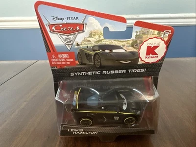 Lewis Hamilton 2010 Disney Pixar Cars 2 Mattel Die Cast Car con neumáticos de goma Foto 1 de 4