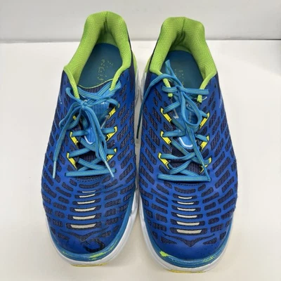 Zapatos para correr Hoka One One Vanquish 3 para hombre 12 azul verde confort deportivo Foto 1 de 4