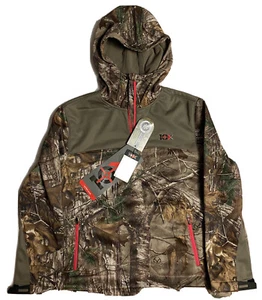Damen 10x X Tech Hoodie Jacke Realtree Xtra #ZWF33AXF9 Größe M Neu mit Etikett - Bild 1 von 5