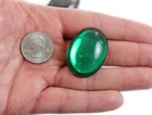 40x30mm  1 37/64" x 1 3/16" Oval Acrylic Cabochons High Quality 12 Colors 4 PCS