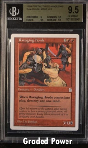 Portal Three Kingdoms Ravaging Horde BGS 9.5 Magic MTG - Picture 1 of 2