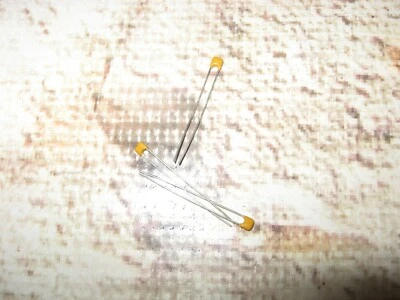 Vintage RC Trinity Epic Brushed Motor Caps Tan (3) New - Image 1 of 2