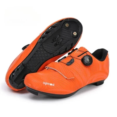 Zapato de ciclismo profesional para hombre MTB autobloqueante velocidad carretera SPD botín plano zapatilla Foto 1 de 4