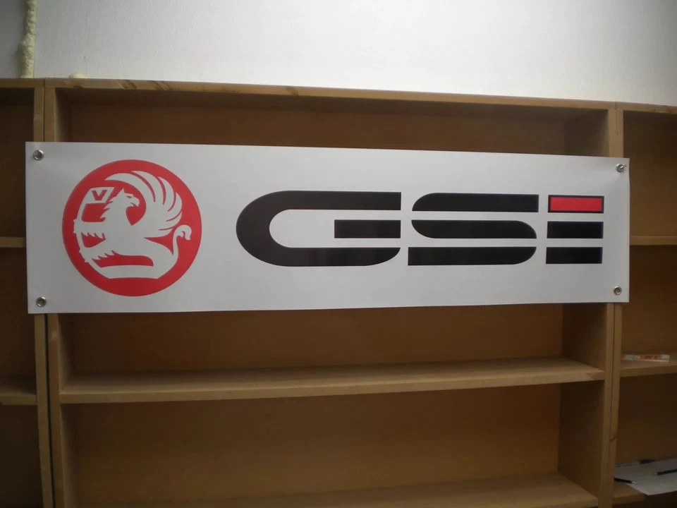 Vauxhall Astra GSI Banner workshop Garage Car show Wall Display