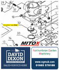 Mitox Hedgetrimmer Eccentric Cam (C/W CLIP)  MIGJ330.2-12A