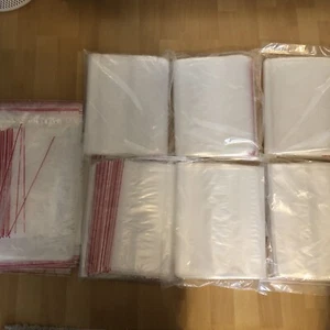 700 Stück Druckverschlussbeutel Zip Beutel Schnellverschluss Tüten Folienbeutel  - Bild 1 von 3