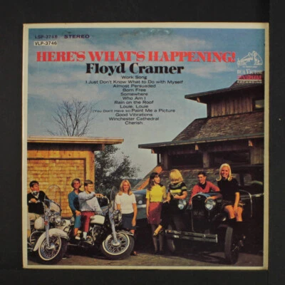 FLOYD CRAMER: here's what's happening RCA Victor 7" Single 45 RPM - Image 1 of 4