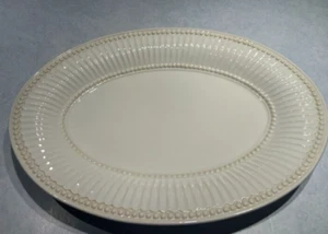 BEST DEAL! FREE SHIP! Lenox "Butler's Pantry" 13" Dinner Steak Oval Platter - Picture 1 of 8