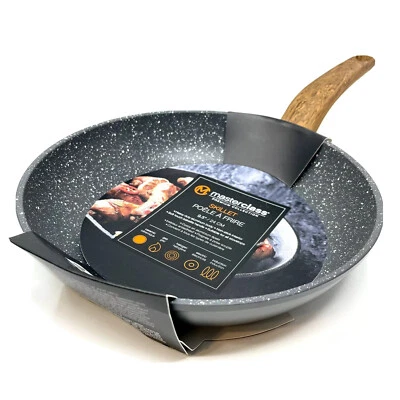 Sartén/sartén Masterclass de 9,5” pulgadas colección de utensilios de cocina premium mango largo suave Foto 1 de 4