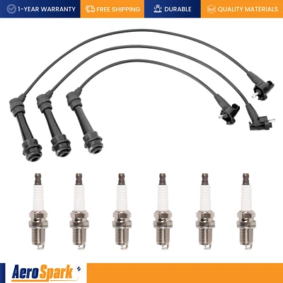 Juego de cables y bujías de platino para Toyota Camry Avalon Sienna Solara 1903720011 Foto 1 de 4