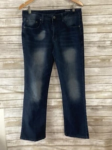 Buffalo David Bitton Boys 20 King Slim Boot Denim Jeans Dark Wash j330 - Picture 1 of 4