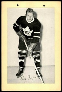 1944-63 Beehive Group II Photos #458 Ray Timgren Maple Leafs Holes (ref 87)