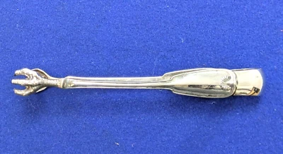 Pinça de açúcar antiga Tiffany & Co. prata esterlina - palma 1871 4 3/4 "de comprimento - Imagem 1 de 4