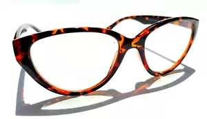 BLAULICHT blockierende Leser Computer Gaming Brille Schildpatt Braun Cateye STELLA - Bild 1 von 10