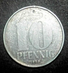 Germany GDR 10 pfennig 1979 KM# 10 COMBINED SHIPPING  - Picture 1 of 3