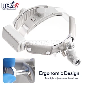 10W LED Dental Medical Headband Head Light Good Light Spot ENT Specific Headlam - Picture 1 of 17