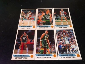 1990-91 Panini Sticker Milwaukee Bucks TEAM SET (6) Jack Sikma - Bild 1 von 1