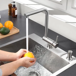 Vorfenster Küchenarmatur Klappbar Wasserhahn Spültischarmatur Einhandmischer - Bild 1 von 7