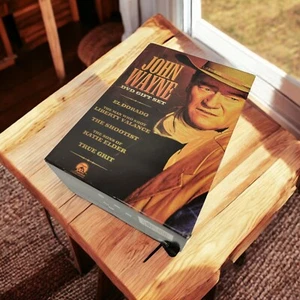 John Wayne DVD Gift Set El Dorado Liberty Valance Shootist Katie Elder True Grit - Imagen 1 de 16