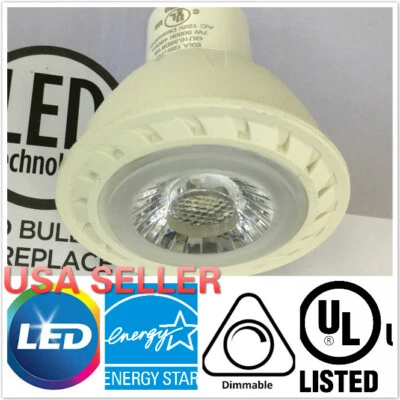 4 Pcs 5.5W GU10 COB Spot light Dimmable LED 490lm CRI 80 UL list - Image 1 of 4