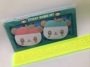 Vintage Sanrio Original Pandapple Notizblock Haft Memo Set 2008 Neu Notizblock - Bild 1 von 3