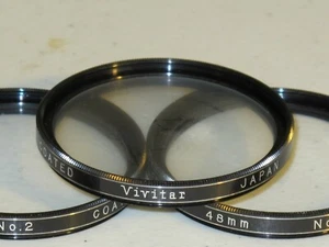 48mm - Asanuma/Vivitar Close-Up Lens set of 3 Lenses #48-fnq - Picture 1 of 1